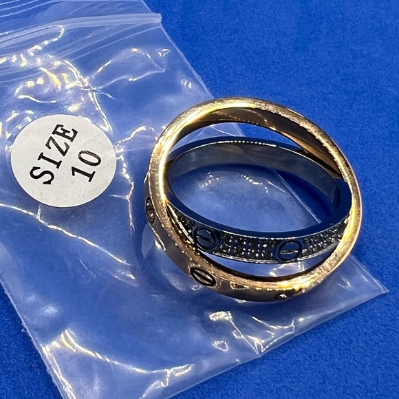 COPY - LOVE Double Ring - Picture 3 of 8